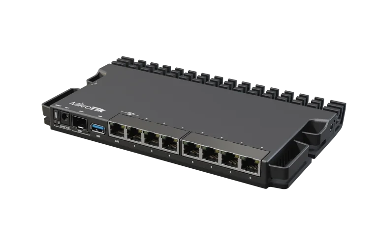 MikroTik RB5009UG+S+IN — front